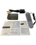 RF to AV Analog TV Receiver Converter Modulator Power Adapter w/AV Cable - 