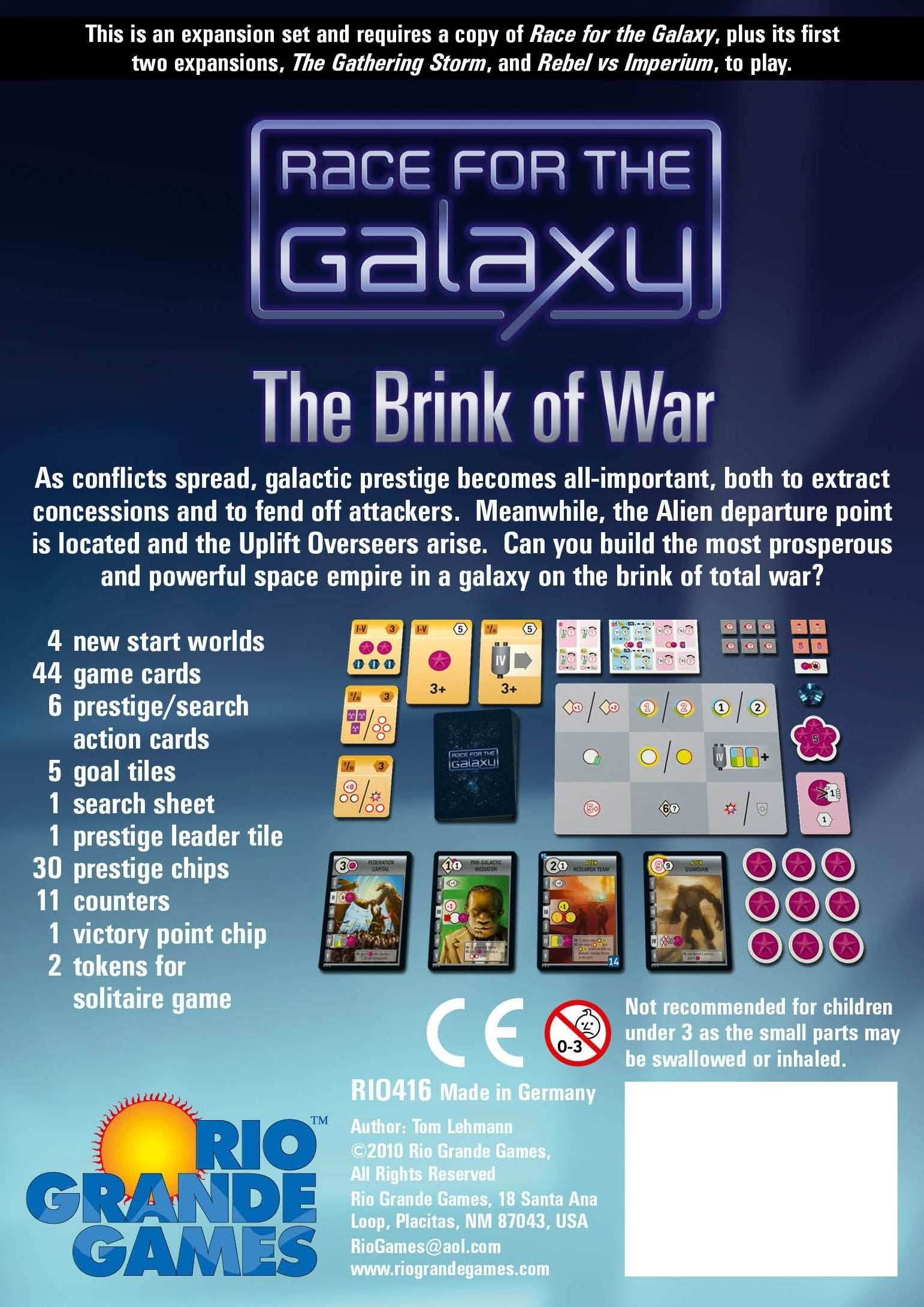 Race for the Galaxy: the Brink of War - 