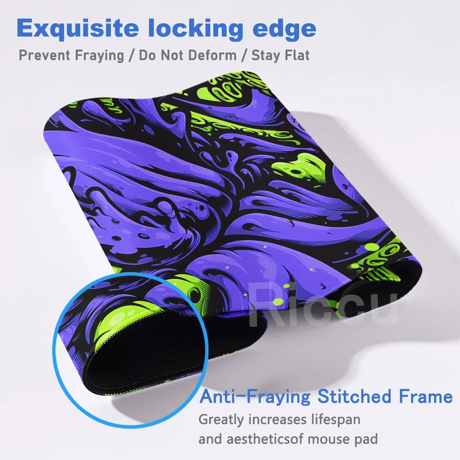 Riccu large octopus gaming mouse pad, XL Waterproof