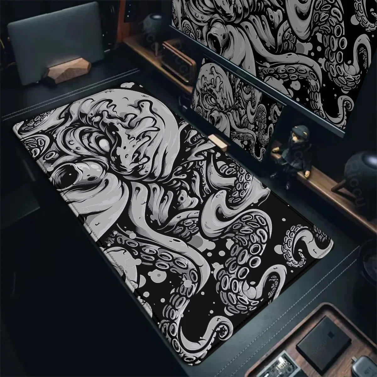 Riccu large octopus gaming mouse pad, XL Waterproof