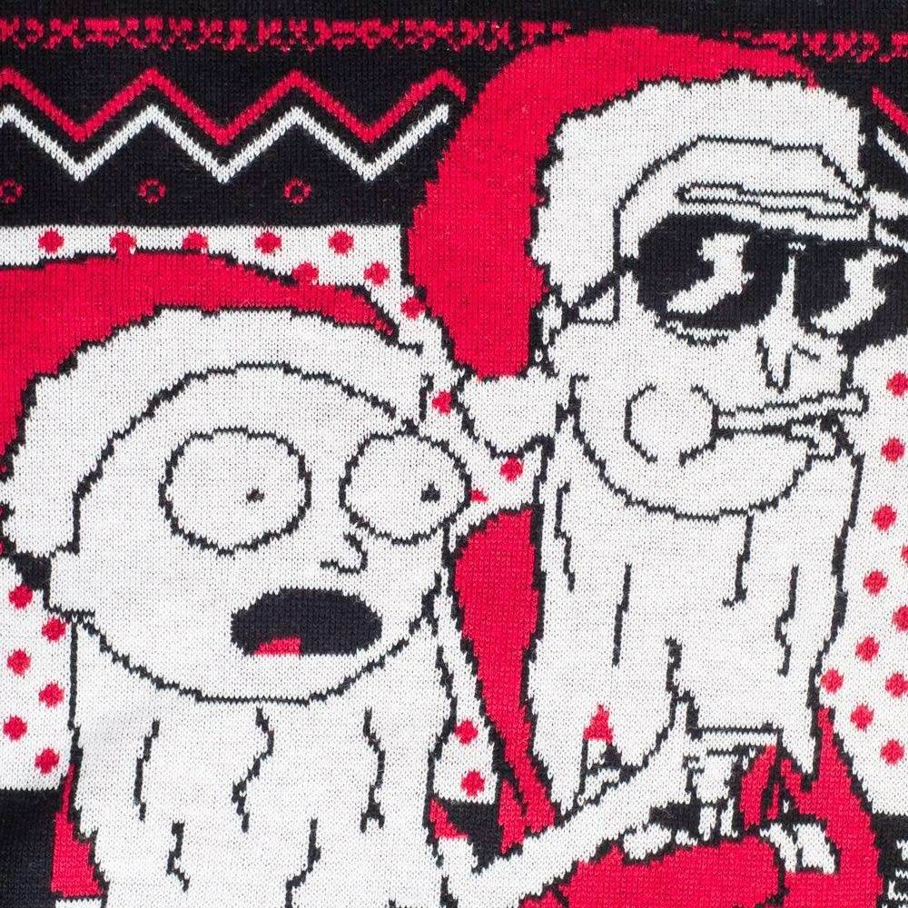 Rick & Morty Son of a B Holiday Sweater - S