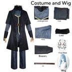 Rimuru Tempest Cosplay Costume – Reincarnated as a Slime Wig & Mask - S / Costume and wig