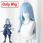 Rimuru Tempest Cosplay Costume – Reincarnated as a Slime Wig & Mask - S / Wig Only(one size)