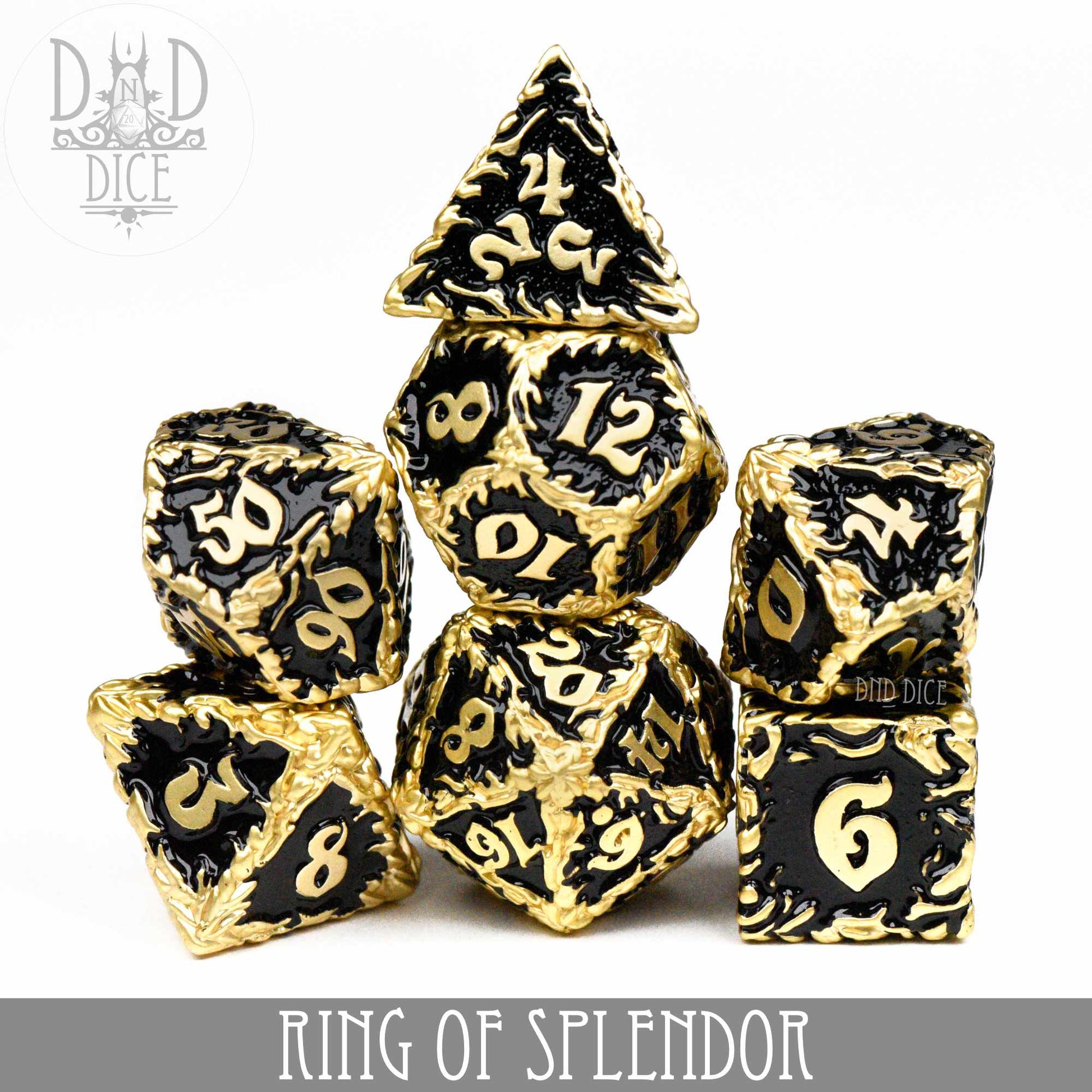 Ring of Splendor Metal Dice Set