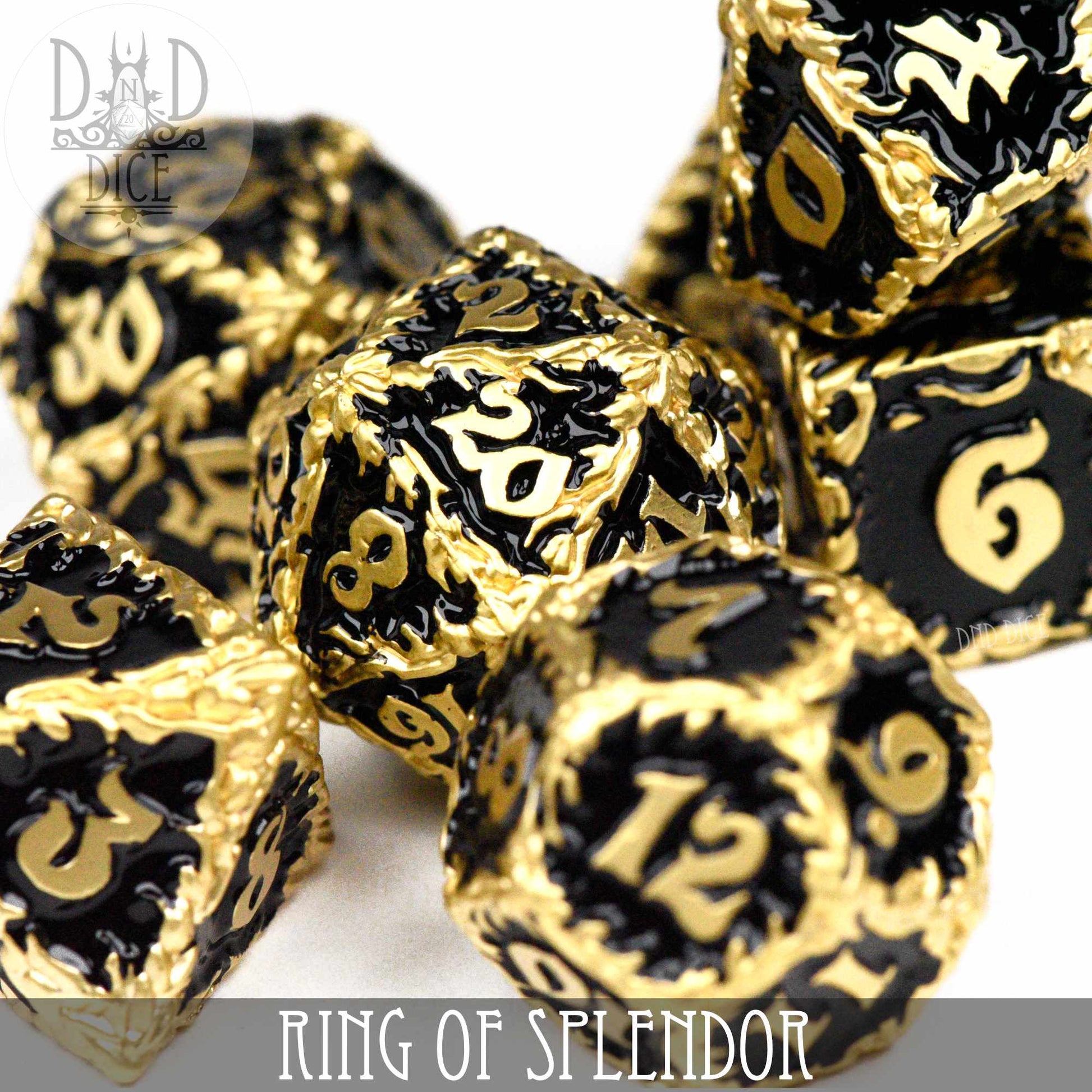 Ring of Splendor Metal Dice Set