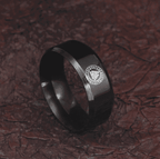 Vikings Runic Valknut Stainless Steel Ring - 7