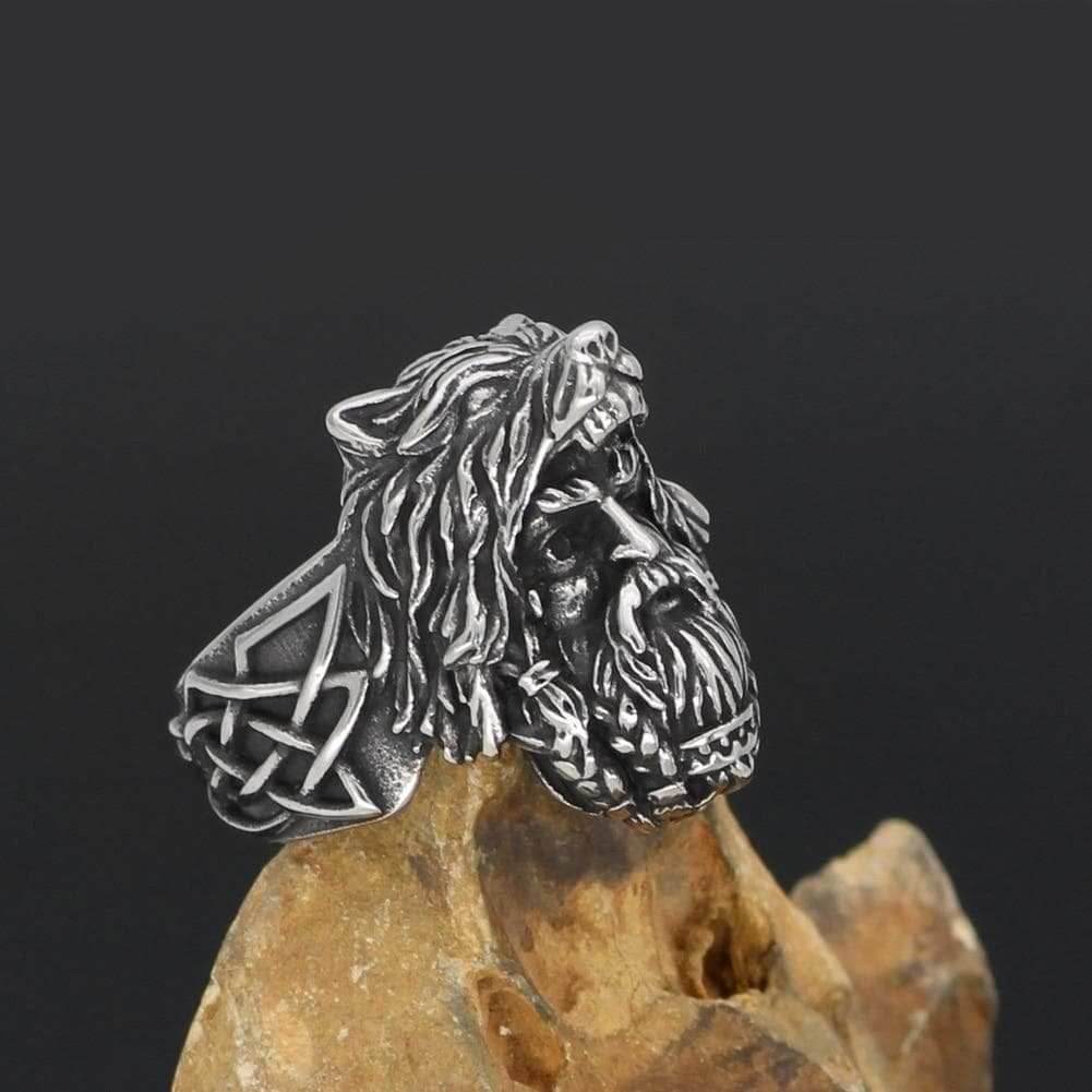 Vikings Berserker Stainless Steel Ring - 9