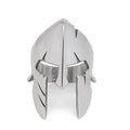Ancient Greece Spartan Helmet Stainless Steel Ring - 9