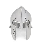 Ancient Greece Spartan Helmet Stainless Steel Ring - 9