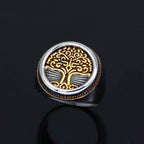 Viking Tree of Life Solid Stainless Steel Ring - 9