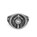 Vikings Tiwaz Rune Stainless Steel Ring - 9
