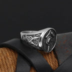 Vikings Tiwaz Rune Stainless Steel Ring - 9