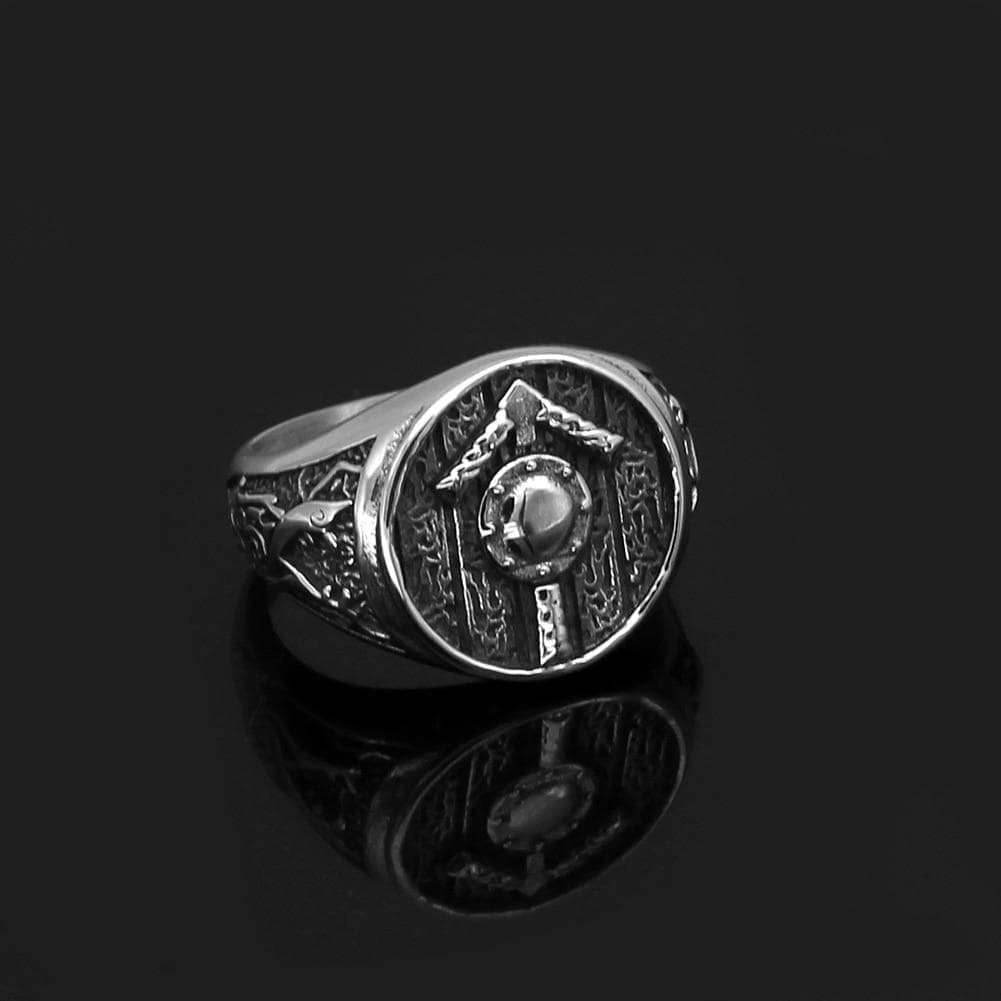 Vikings Tiwaz Rune Stainless Steel Ring - 9