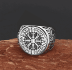 Vikings Helm of Awe Stainless Steel Ring - 9