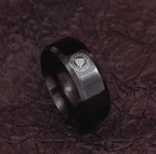 Vikings Runic Valknut Stainless Steel Ring - 7