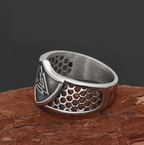 Vikings Valknut Amulet Stainless Steel Ring - 9