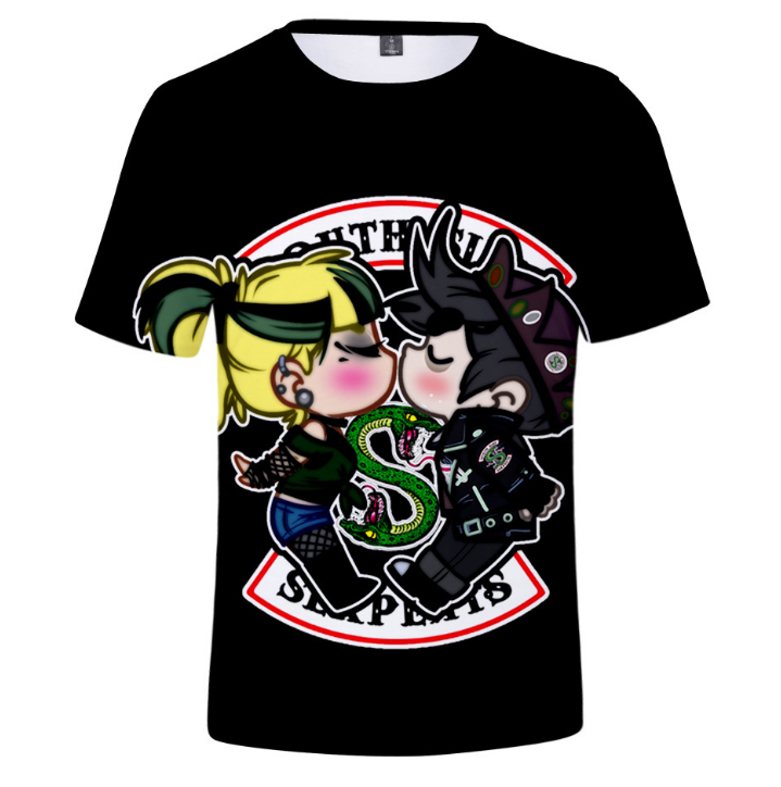 Riverdale Southside Aesthetic Clothes Harajuku  T-shirt Short Sleeve