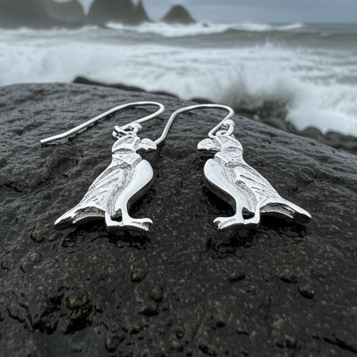 Orkney Puffin Earrings
