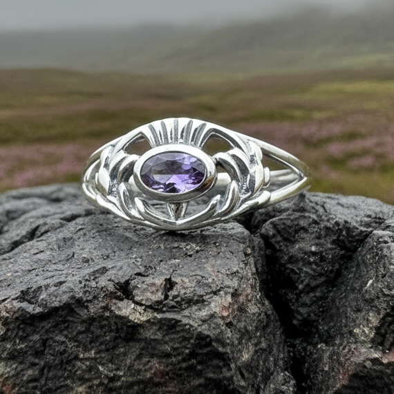 Sassenach Thistle Ring