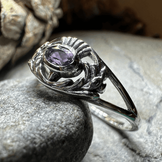 Sassenach Thistle Ring - 5