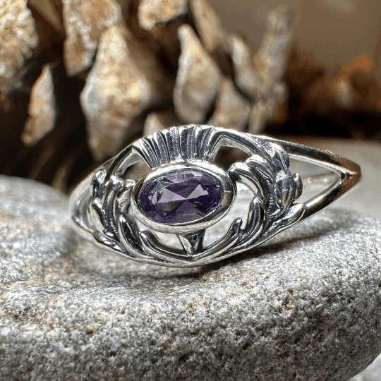 Sassenach Thistle Ring - 5