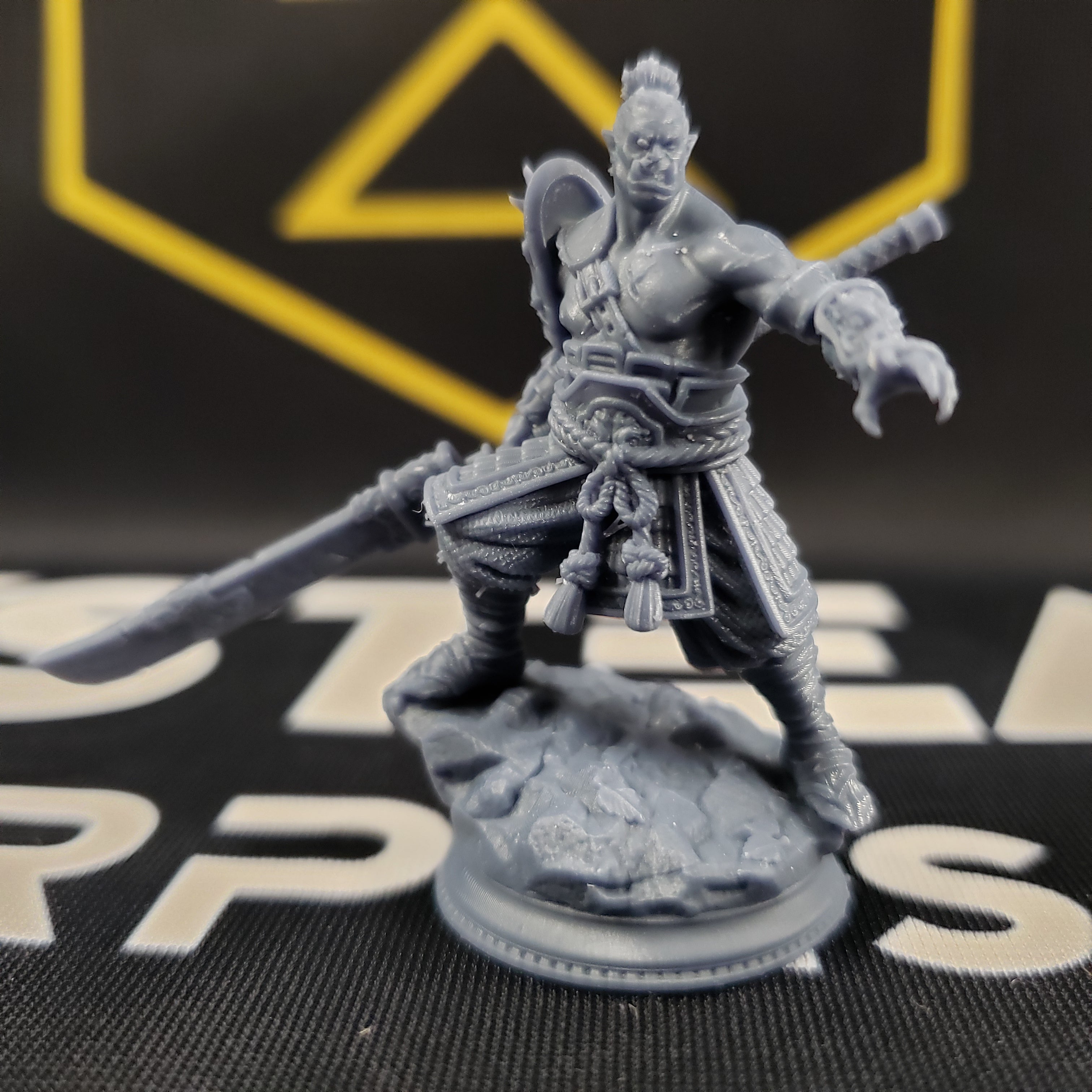 Bao Long, Eastern Orc Battlemaster (Male Orc Fighter)