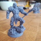 Myrion Stoneheart, Soulforged Druid (Male Warforged Druid) - 32mm Scale