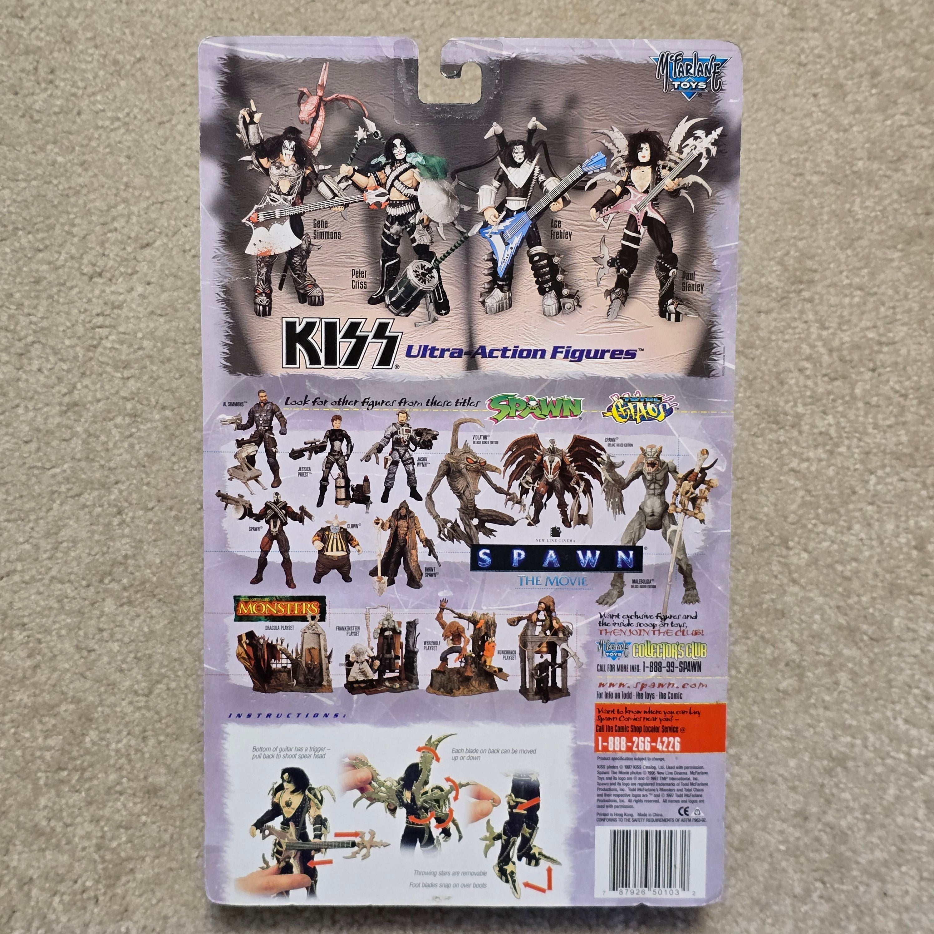 1997 KISS McFarlane Ultra Action Figures Full Set or Singles MOC