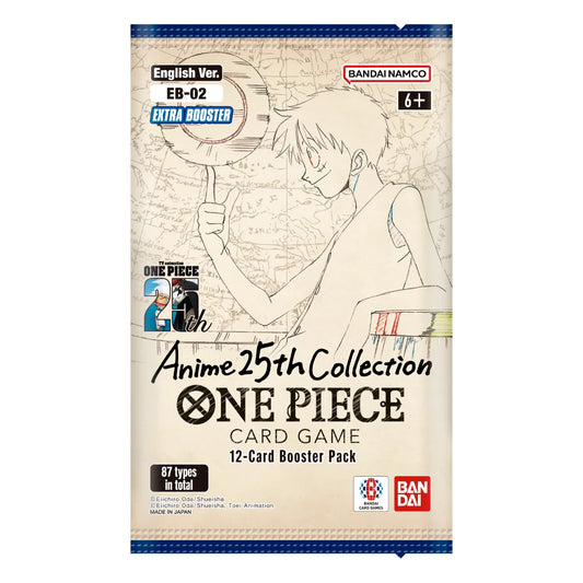 One Piece Extra Booster 2 Anime 25th Collection Booster Pack | New