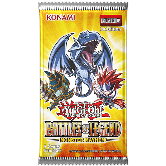 Battle Of Legends Monster Mayhem Booster Pack | Yugioh | New