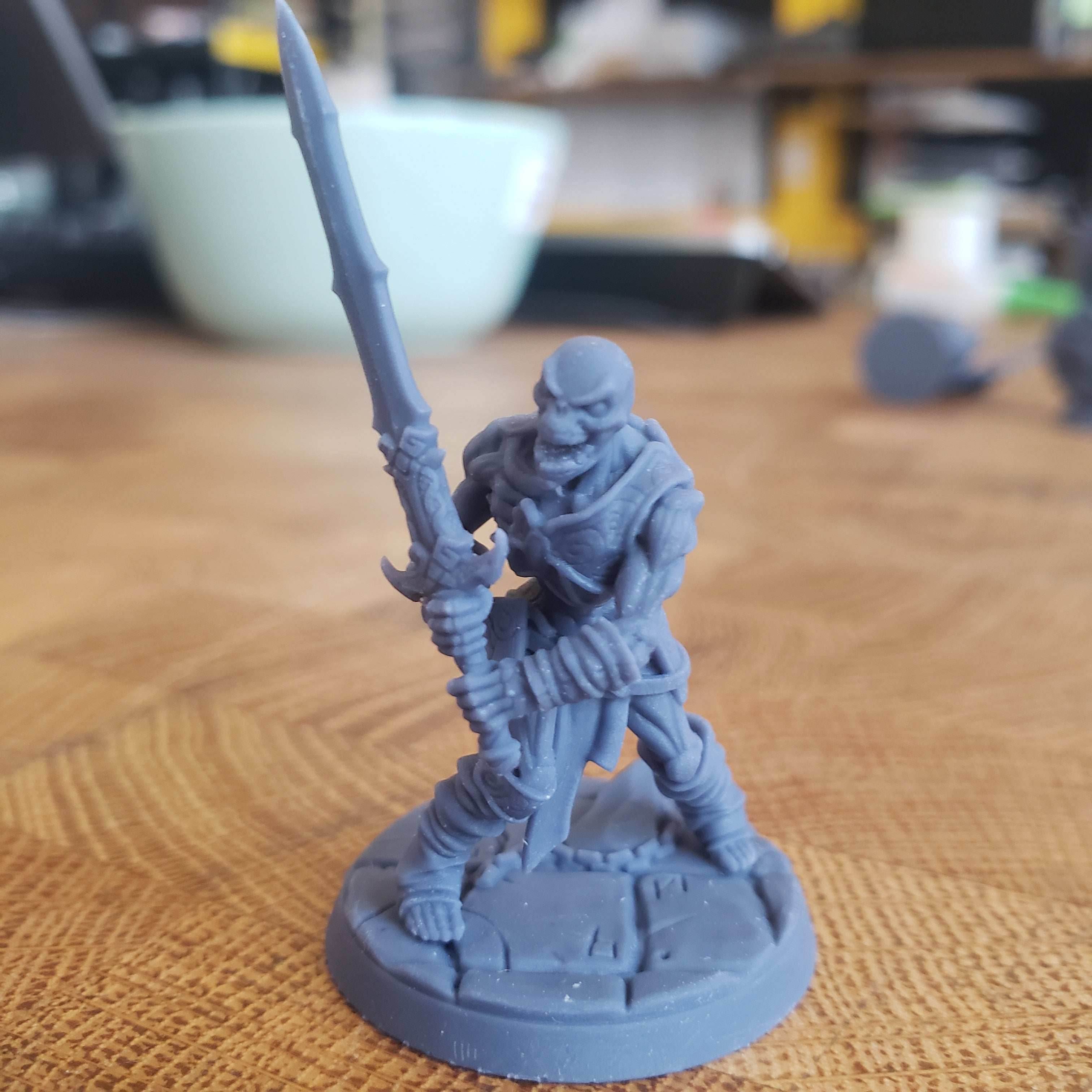 Skutagaard Draugr Skeleton Warrior: Base Sculpt D - Without Helmet