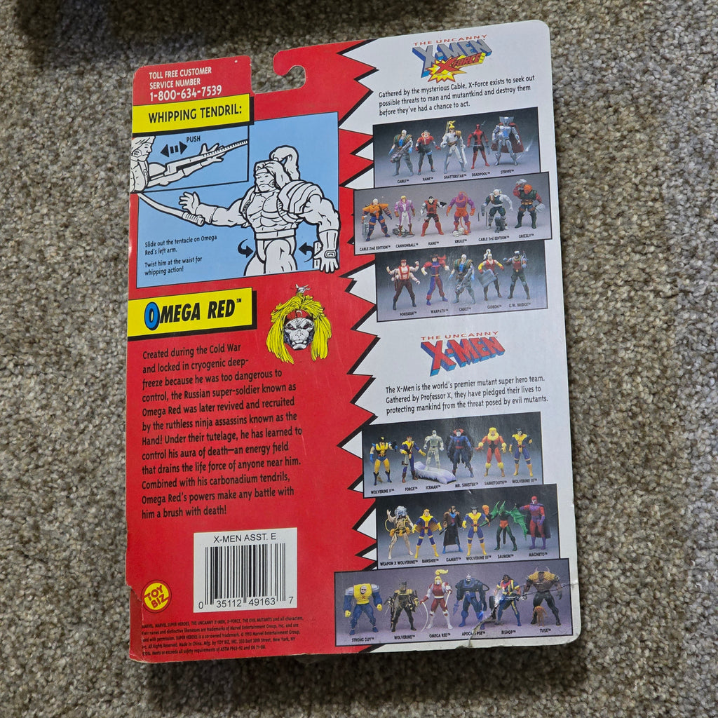 Vintage Omega Red Toy Biz X-Men Action Figure 90s Sealed Carded