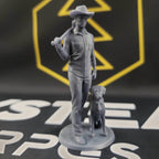 Arkham Compatible Investigator: The Drifter (Ashcan Pete with Dog) - Drifter & Dog on One Base