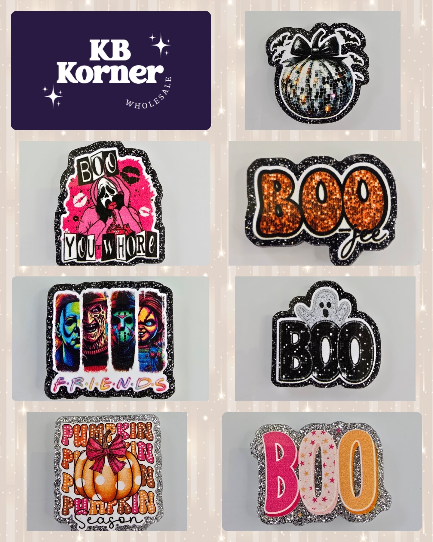 Friends Halloween Bogg Bag Charm