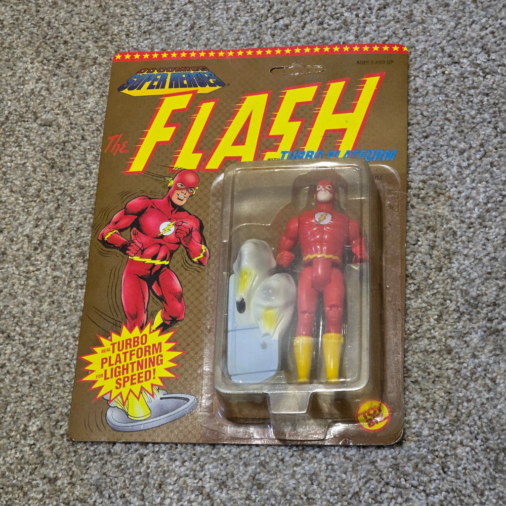 Vintage DC Comics Super Heroes Flash Toy Biz MOC Turbo Platform 1991