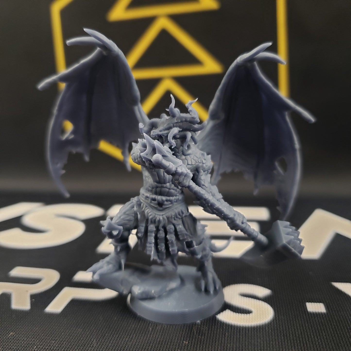 Vrakkian Ritescarred: Sculpt 3 (Male Winged Dragonborn Barbarian)