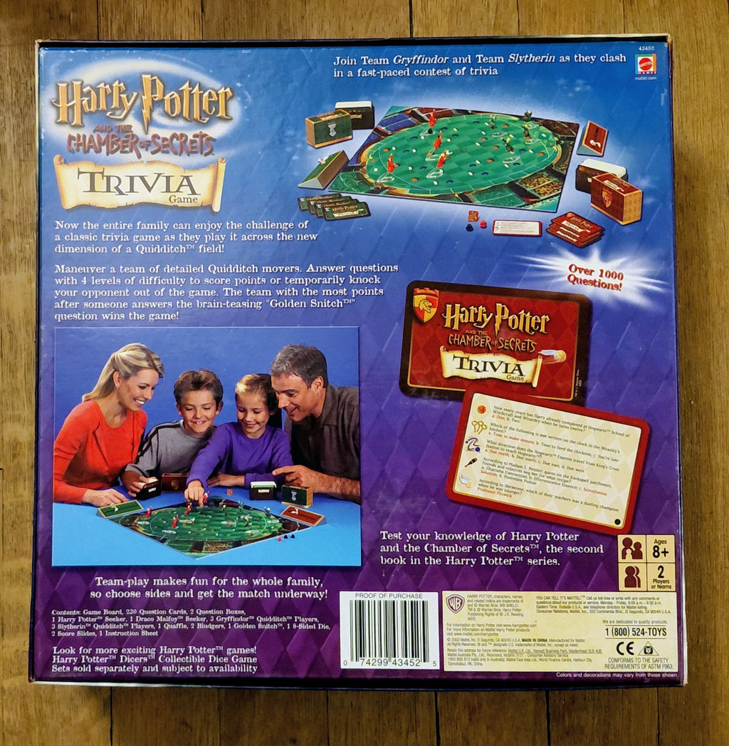 Harry Potter and the Chamber of Secrets Trivia Game