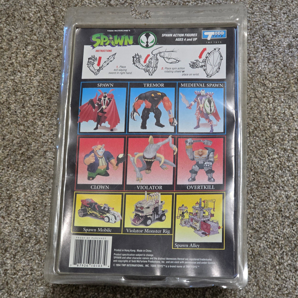 Vintage Spawn Medieval Spawn Action Figure Todd McFarlane Toy Comic MOC 1994