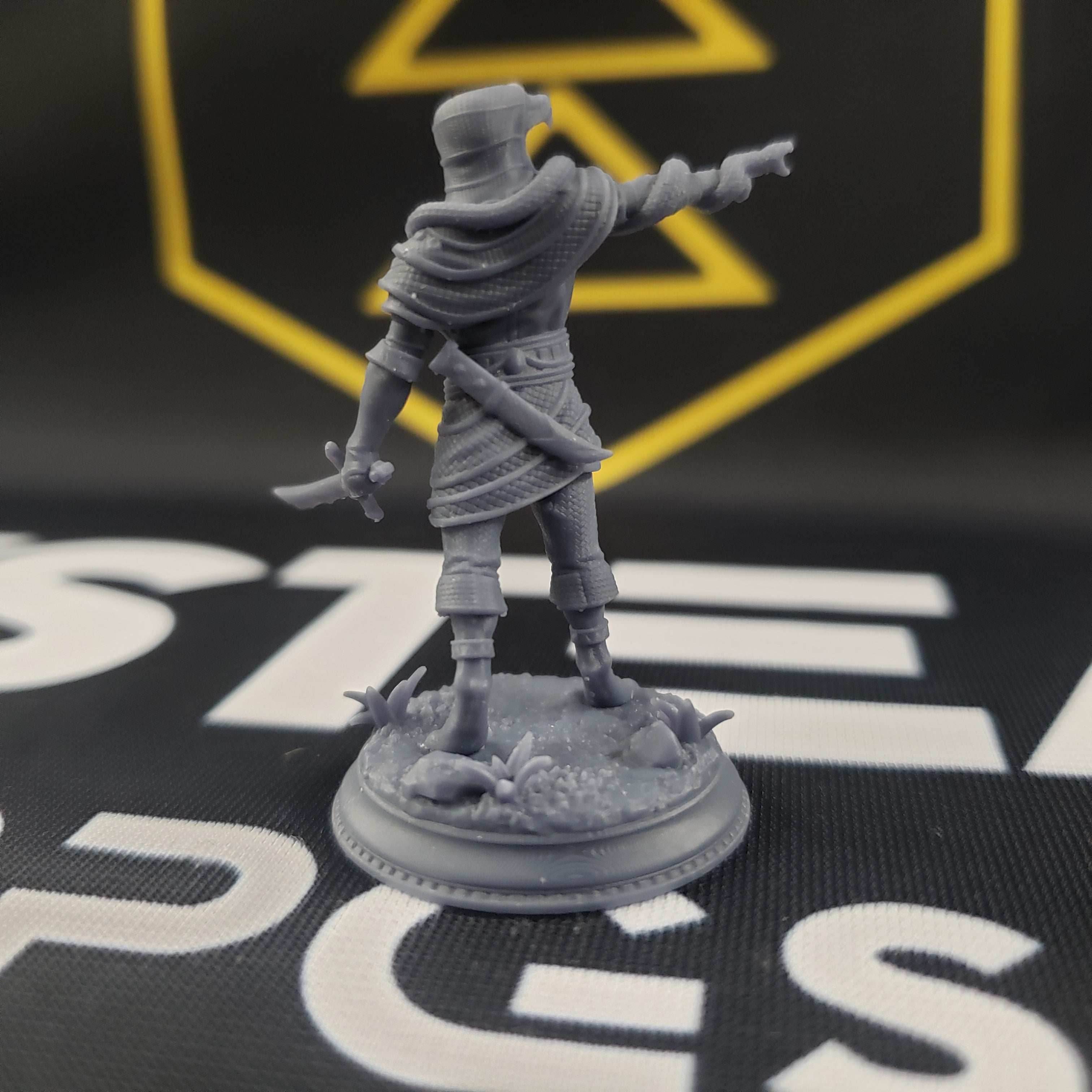 Shyasara, Snakemen Cultists (Yuan-ti Commander, Sorcerer & Assassin) - 32mm Scale / A - Assassin