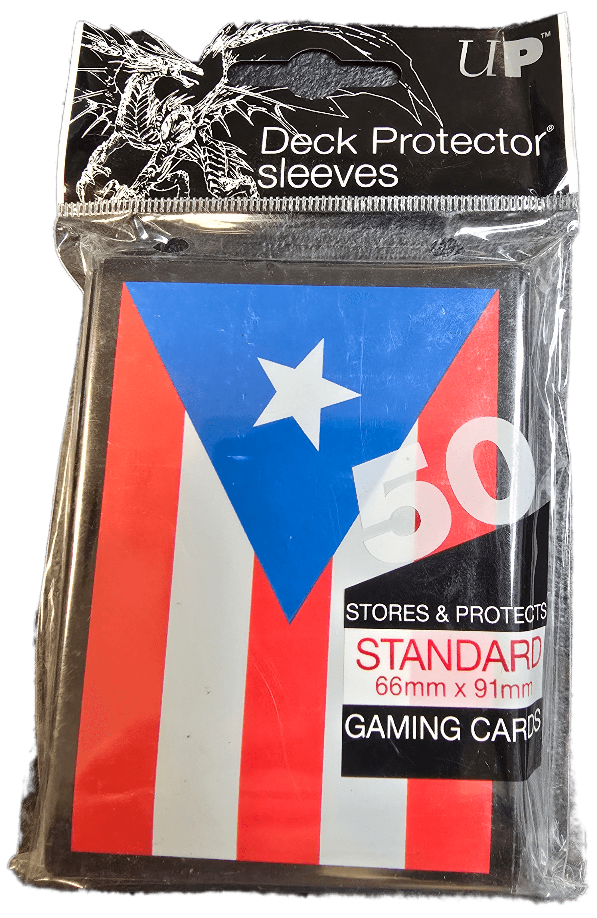 Ultra-Pro Pro Matte Sleeves 50ct Standard Size - Puerto flag