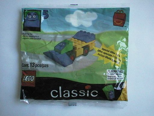 McDonald's Happy Meal toy - Classic Lego Car (with Grimace)