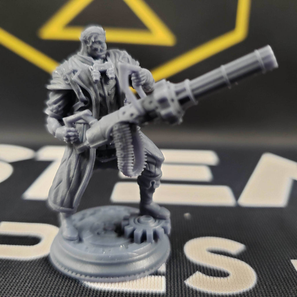 Tomas Lumens, Unbridled Inventor (Male Half-Orc Artificer) - 32mm Scale