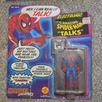 Vintage Talking Spider-Man Toy Biz Marvel Super Heroes Figure WORKING Sealed
