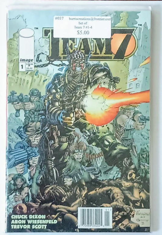Comic Book Set: Team 7 #1-4, Image Comics