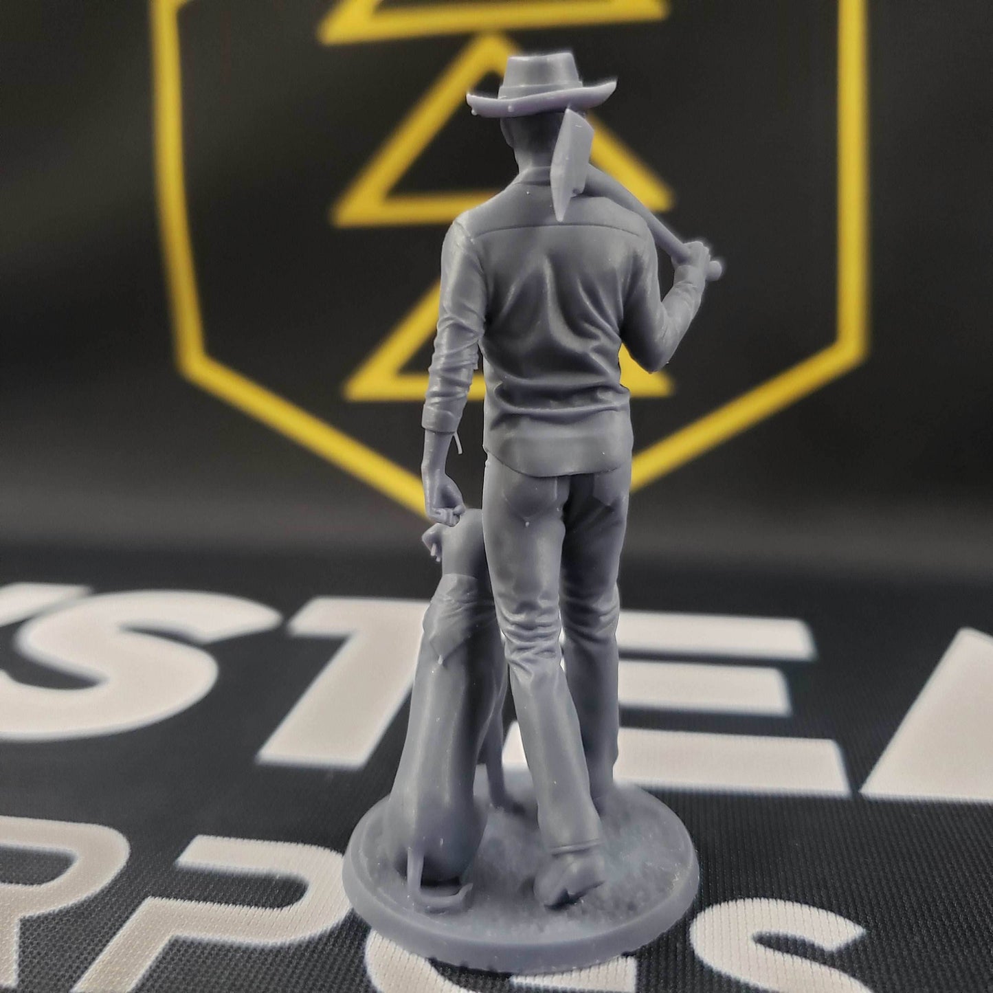 Arkham Compatible Investigator: The Drifter (Ashcan Pete with Dog) - Drifter & Dog on One Base