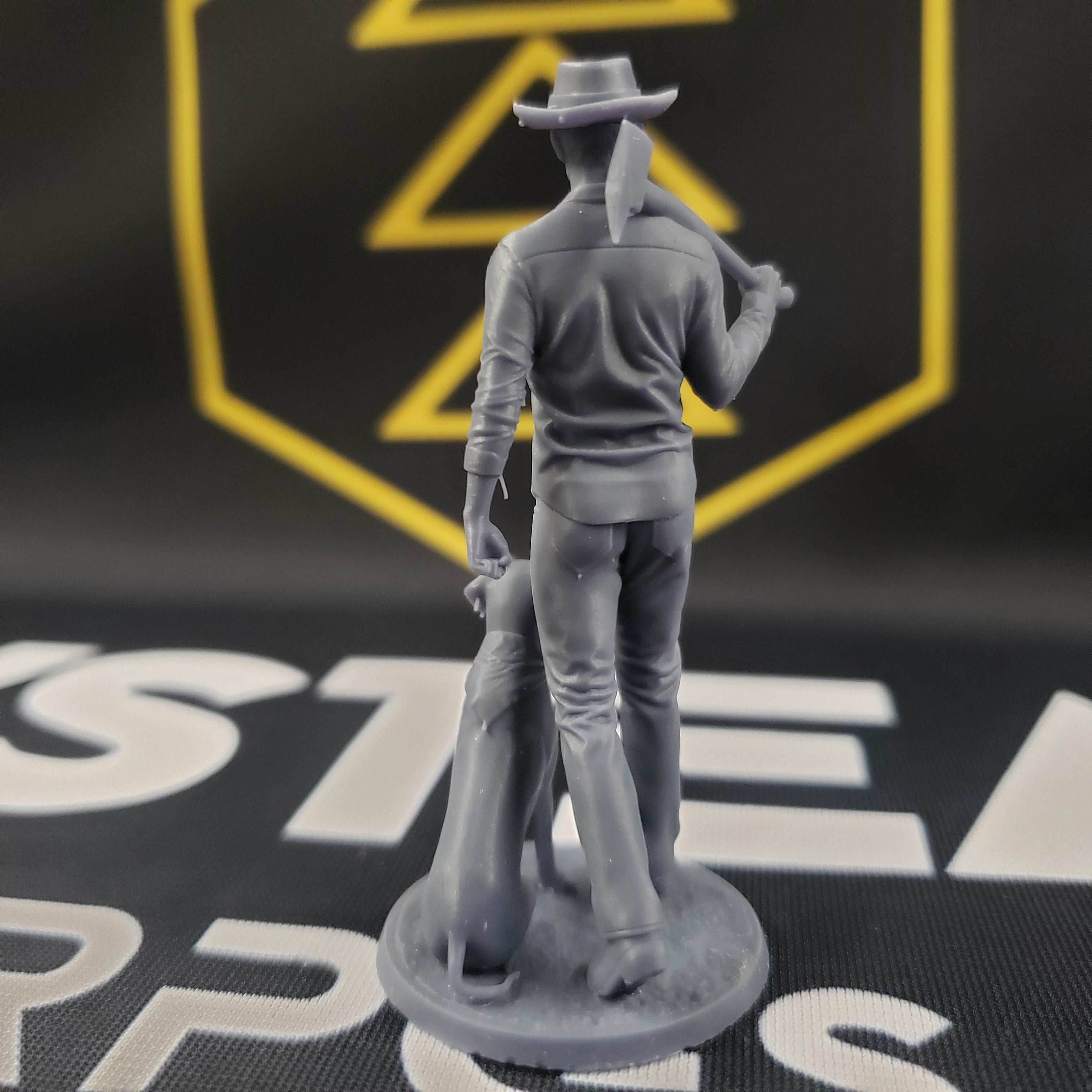 Arkham Compatible Investigator: The Drifter (Ashcan Pete with Dog) - Drifter & Dog on One Base