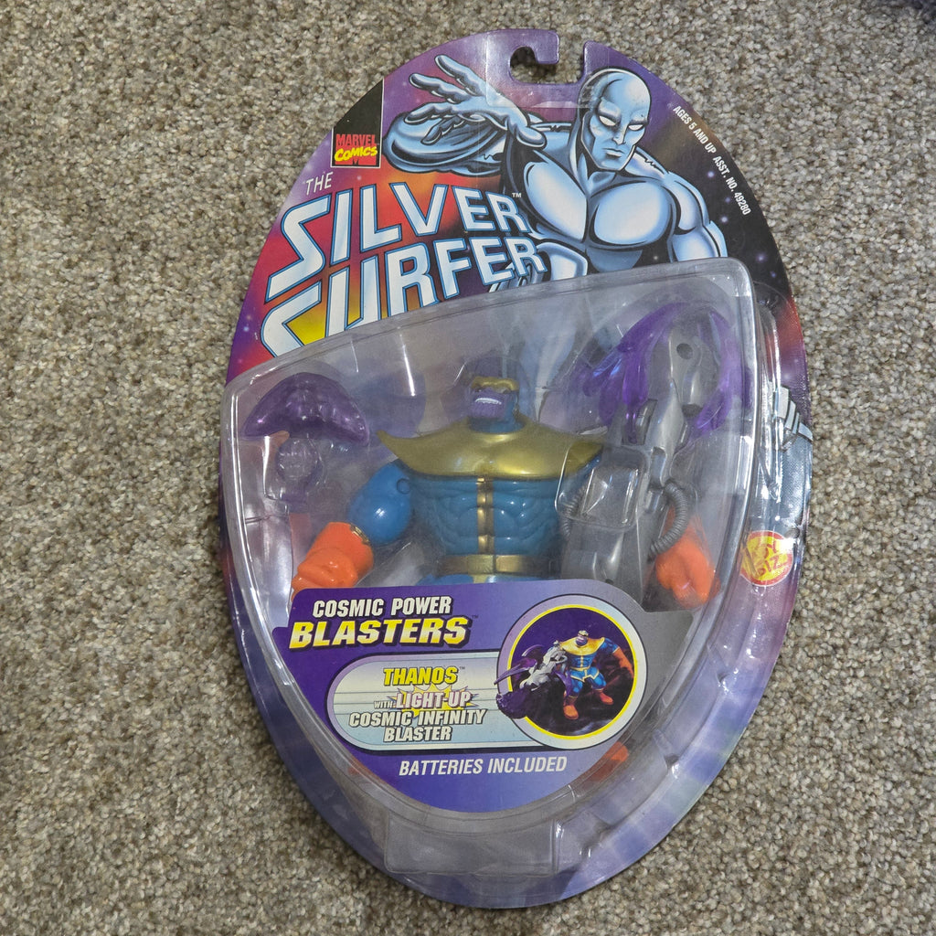 Vintage Thanos Toy Biz Silver Surfer 1997 Cosmic Power Blasters
