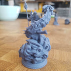 Karydian, High Elf Chaos Sorcerer (Male Elf Sorcerer with Dragon) - 32mm Scale