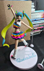 Hatsune Miku – Catch The Wave Figure – Project Diva Mega39's – Sega – 9.8" Tall