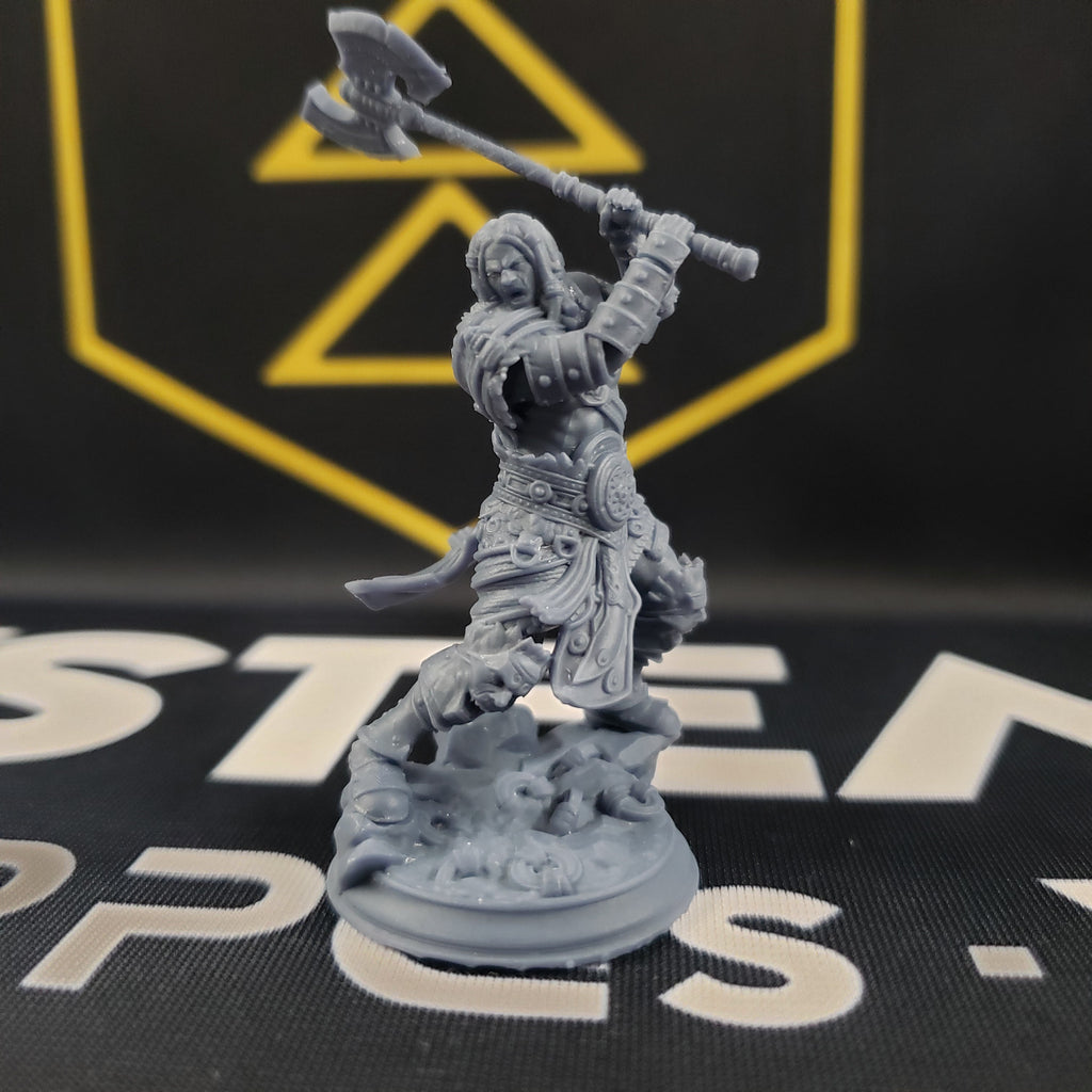 Charnuk, Colossal Knight (Male Half-Giant Barbarian)